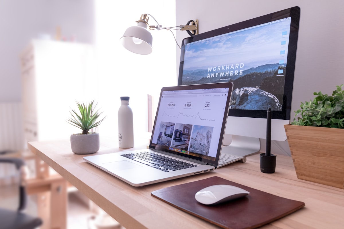 Home office setup for remote work