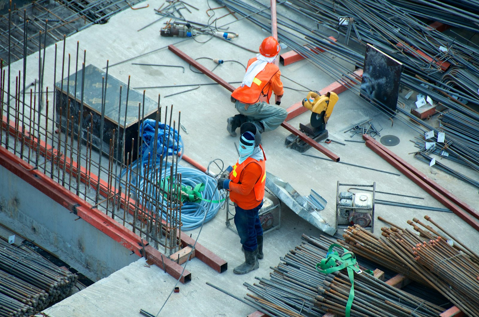 Construction worker on a residential job site representing a contractor dispute