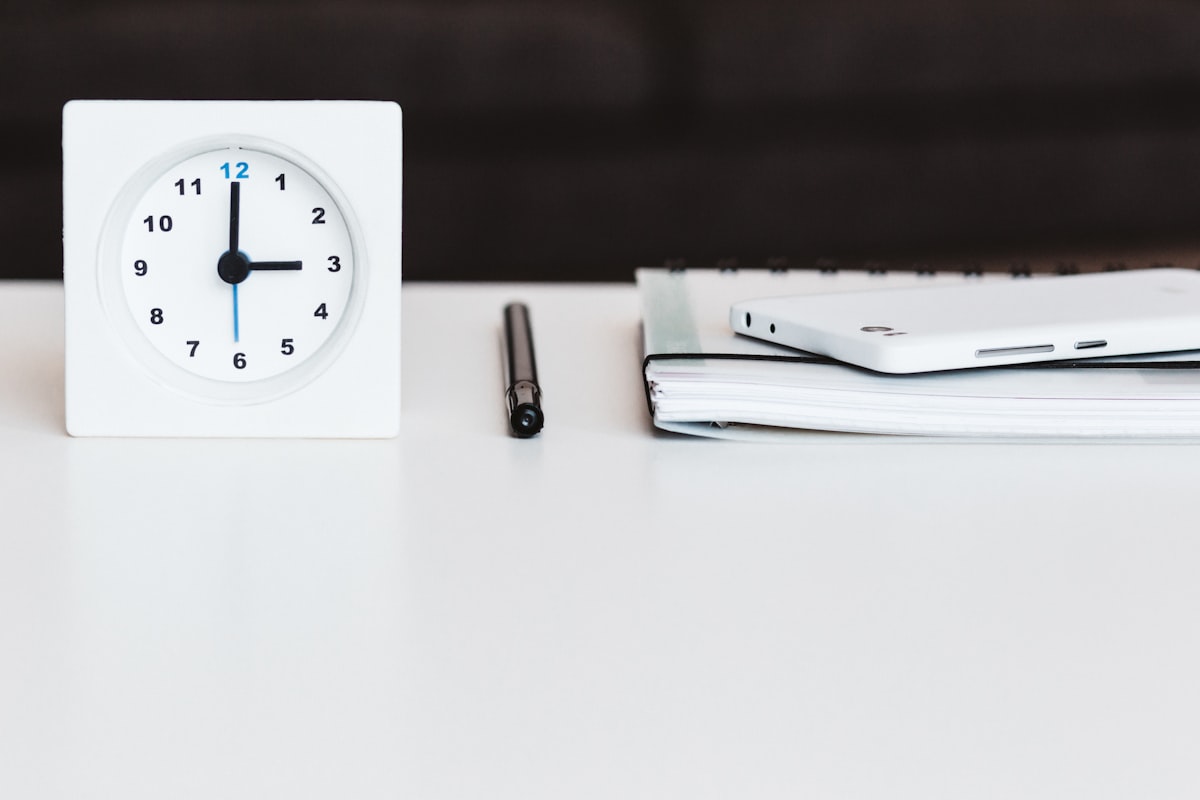 Planner and clock for student time management