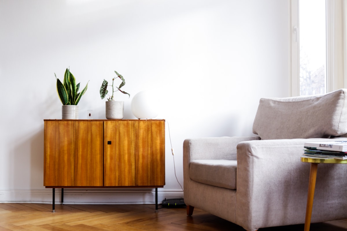Hardwood flooring in a modern home interior